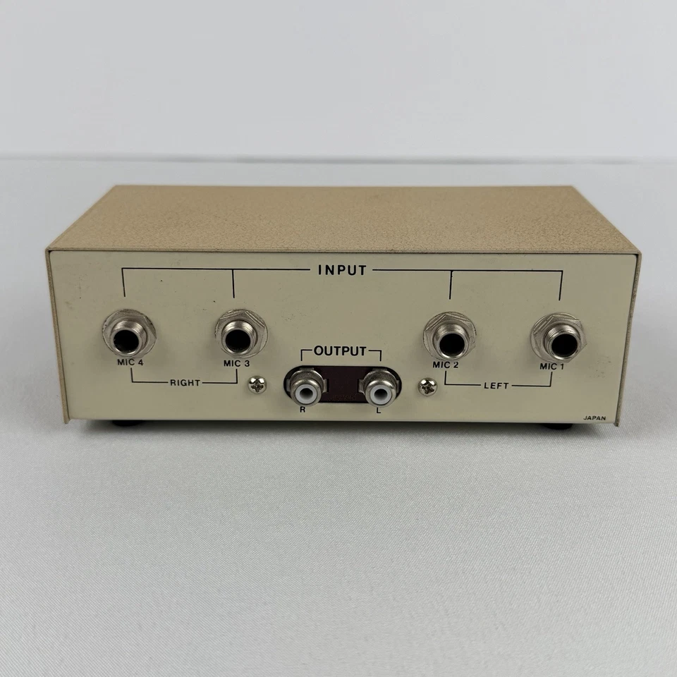 Realistic Transistorized Stereo Microphone Mixer Model 33-290 With 4 Inputs - Image 3 of 4
