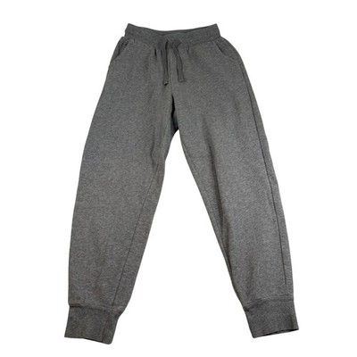 Colsie Heather Gray Fleece Joggers Womens Small Lounge Pants Drawstring Ribbed