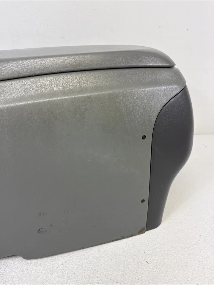 99-07 Ford F-250 Super Duty Excursion Center Console Gray Two Tone OEM - Image 3 of 4