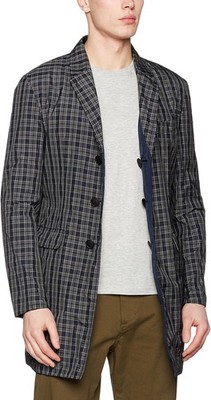 ADD Herren Jacke Wendejacke Freizeitmantel, nachtblau/blau, DE 48