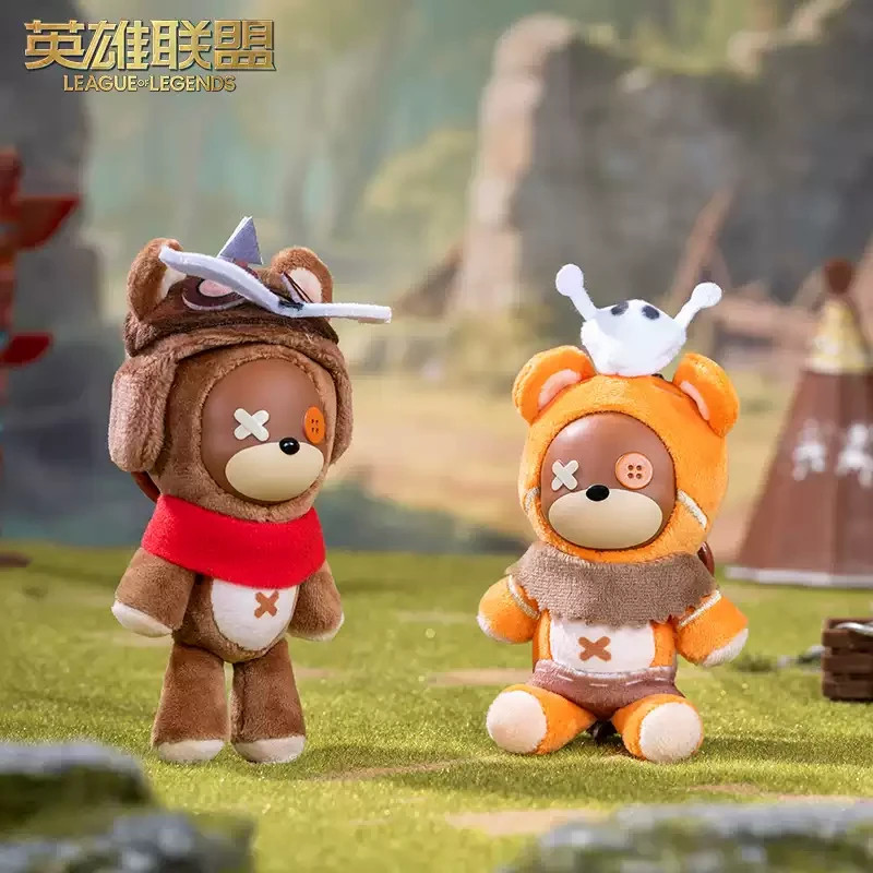【韓国限定品】LOL RANDOM PLUSH KEYRING League of Legends Tibbers Cosplay Plush Keychain Series Blind Box