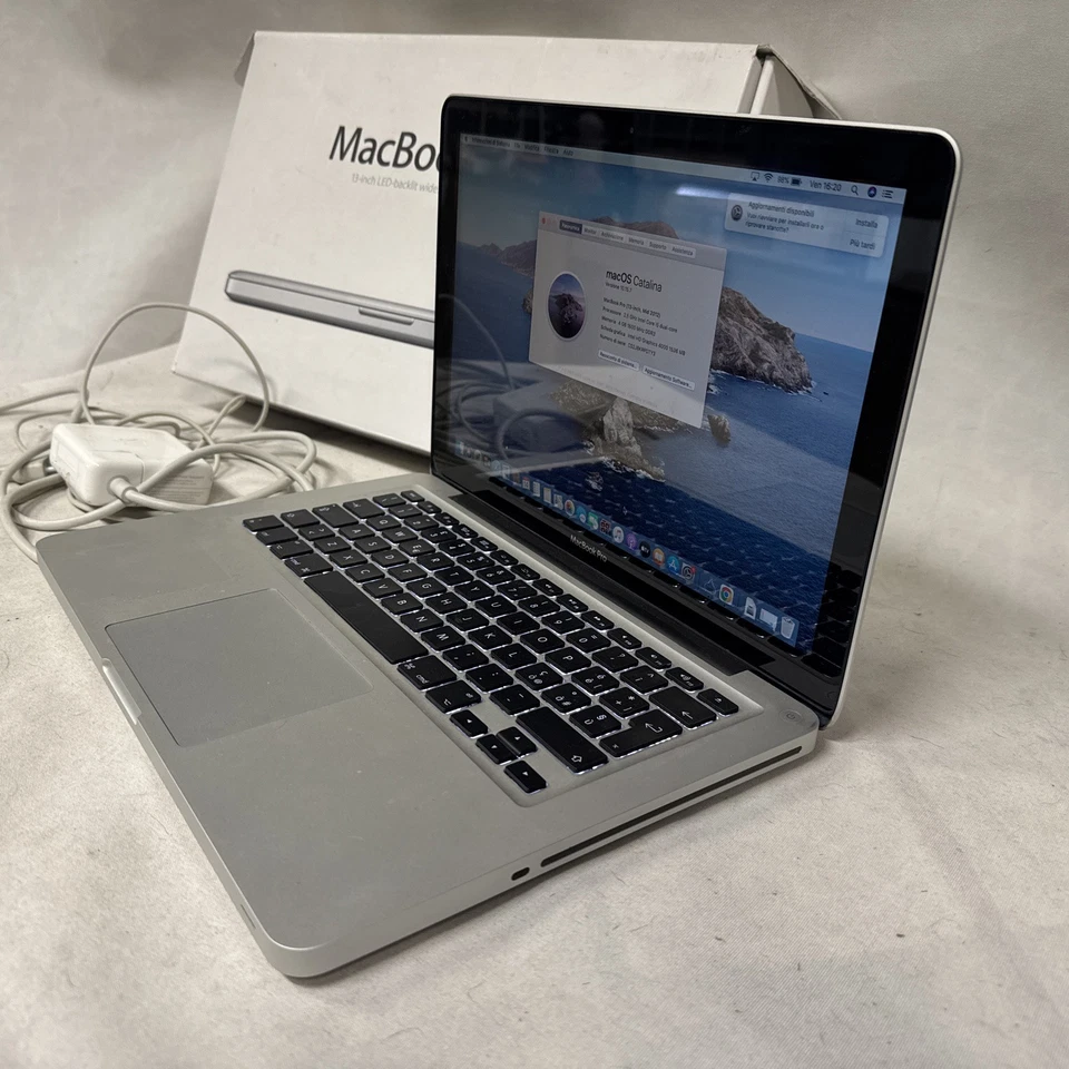 APPLE MACBOOK PRO 13" Mid 2012 Intel Core i5 2.5GHz 4/500GB MD101T/A Argento - Immagine 4 di 4