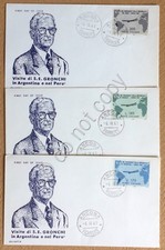 FDC Olimpia - Italia 1961 - Gronchi grigio verde e azzurro - 3 non viaggiate