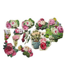 Anna Griffin 16 Pc. 3D Floral Embellishments Stickers