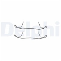 ZubehöRsatz Scheibenbremsbelag FüR Audi 100 445 446 4A 82 Bis 94 Delphi Teil AAR
