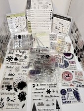 Stampin Up Stamps Paper Pumpkin BIG LOT OF 72 PCs  STAMPS ONLY All Brand NEW