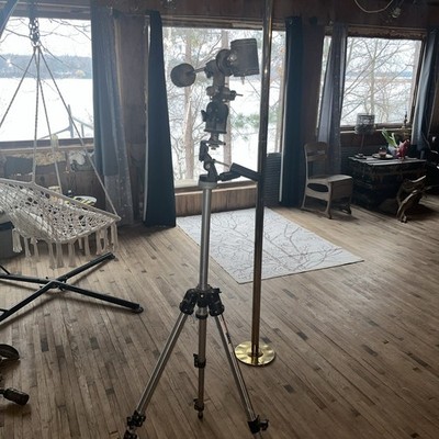 Bogen Manfrotto 3011 Tripod & with  Head  