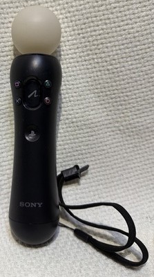 Sony PlayStation Move Motion Controller - Black (CECH-ZCM1U B) Tested,((D-2)))