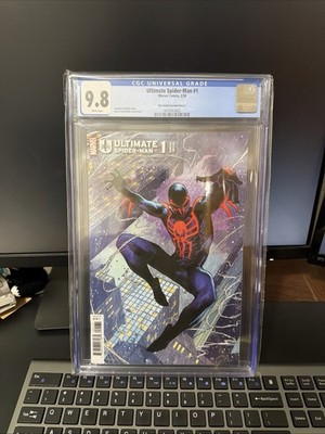 Ultimate Spider-man 1 Checchetto Variant Cover C CGC 9.8