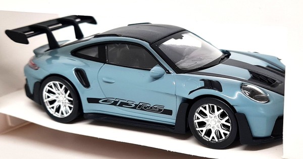 Norev 1/43 Porsche 911 GT3 Rs 2022 Blue / Black Diecast Scale Model Car-image