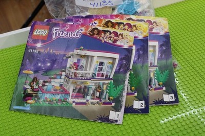 LEGO (41135) Friends, Livi s Pop Star House, Used,  Complete w/ Manual, No Box