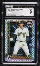 2025 Topps Chrome Update Rookie Debut X-Fractor Nick Kurtz CGC 9 Mint Rookie RC