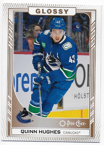 Quinn Hughes #R-20 2023 Upper Deck OPC Glossy card