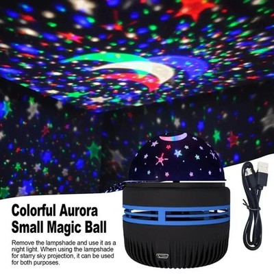 Galaxy Star Projector LED Night Light Aurora Remote Bedroom Party Decor