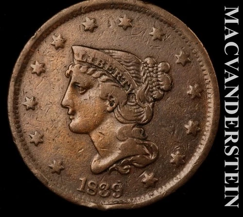 1839-P Large Cent — photo from another recent sale