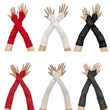Women Fingerless Mesh Gloves for Themed Parties 1920s Costume Accessory Armwear