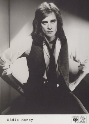 Eddie money Photograph Original Black And White Press Promotion Circa 1970s