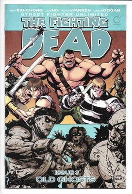 Street Fighter Unlimited # 3 / 1:10 Walking Dead Homage / Udon Comics / 2016