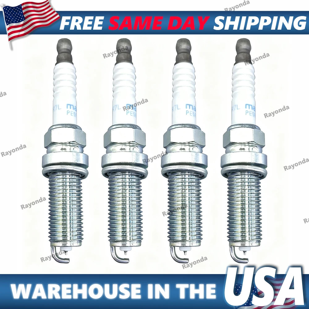 MAZDA Genuine OEM Spark Plug Set of 4 PE5R-18-110 ILKAR7L11 For CX-3 CX-5 CX-30