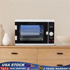 UV Cleaning Cabinet, Dual Lamp Box Ozone + UV Sterilizer With Timer Setting