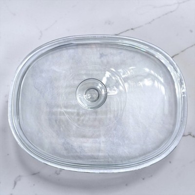 28 Pyrex F-14 C.A Clear Oval Glass Lid for 1.5 Qt Casserole or Divided Dish