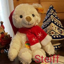 Brand new Steiff Santa teddy bear, so cute