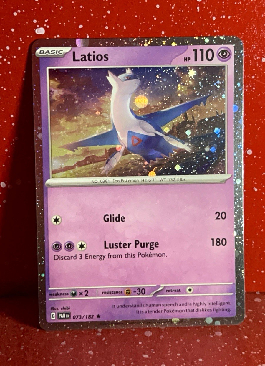 Latios HGSS11 Cosmos Holo HEAVY HOLO BLEED - Large Cosmos Dots - Pokémon