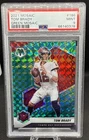 2021 Panini Mosaic Tom Brady #186 Mosaic Green Prizm
