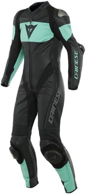 Combinaison en cuir de moto perforée pour femmes Dainese Imatra 1 pièce - Photo 1/2