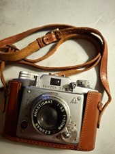Samoca 35 III Silver 35mm Rangefinder w/ 50mm f/3.5 Lens Case Strap