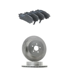 RIDEX Bremsenset Hinten Bremsscheiben Beläge für SUBARU IMPREZA Stufenheck (GD)