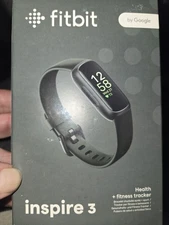 Fitbit Inspire 3 Activity Tracker - FB424BK - New / Open Seal