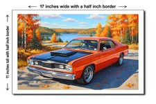 1970 Plymouth Duster - 11x17 Poster Art Print