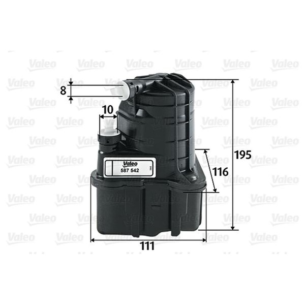 Valeo Kraftstofffilter Leitungsfilter Passend FüR Renault Clio Modus | 587542-image