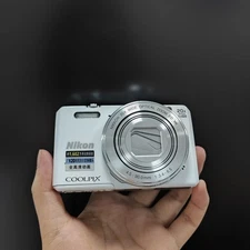 Nikon Coolpix S7000 White Compact Digital Camera 16.0MP Wi-Fi 20x Zoom -  Work