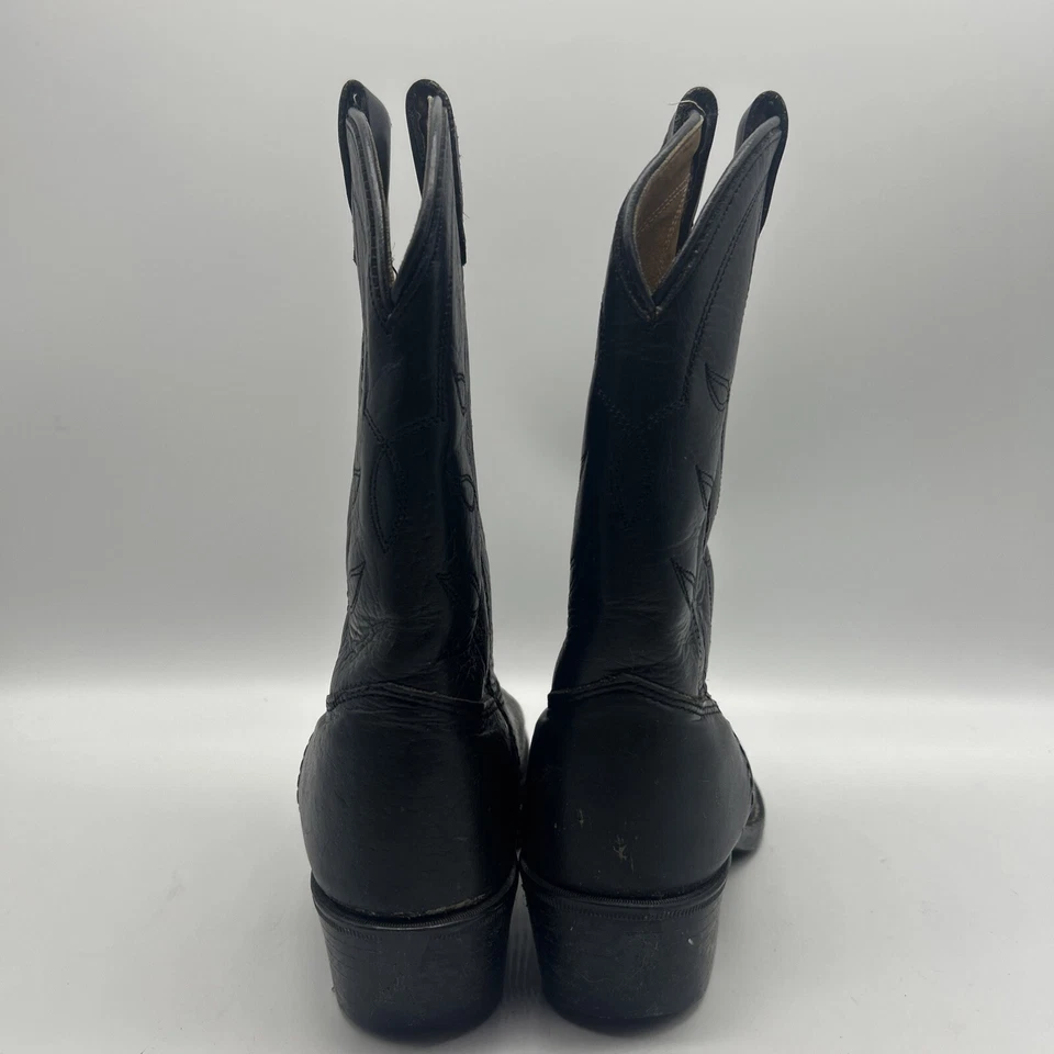 Old West Cowboy Boots Kids 1 Leather Cowgirl Western - Image 4 of 4