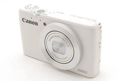 動作良好　美品　PowerShot S200 Canon　白　white Canon PowerShot S200 10.1MP Compact Digital Camera White | eBay UK