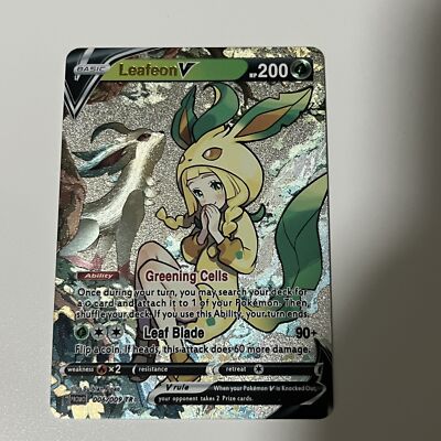 CUSTOM|Leafeon V Cosplay Lillie|Textured|Eng|DIY DisplayONLY