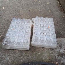 48x PET Square Graduated Media Bottles w/o Closure 125ml 342044-0125 Made in USA