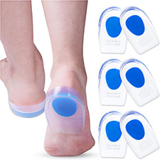 3 pares de plantillas de gel para tal n y fascitis plantar