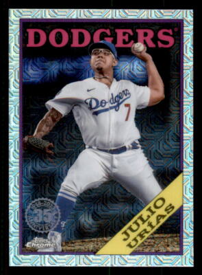 2023 Topps 2 1988 Silver Pack #2T88C-30 Julio Urias Los Angeles Dodgers