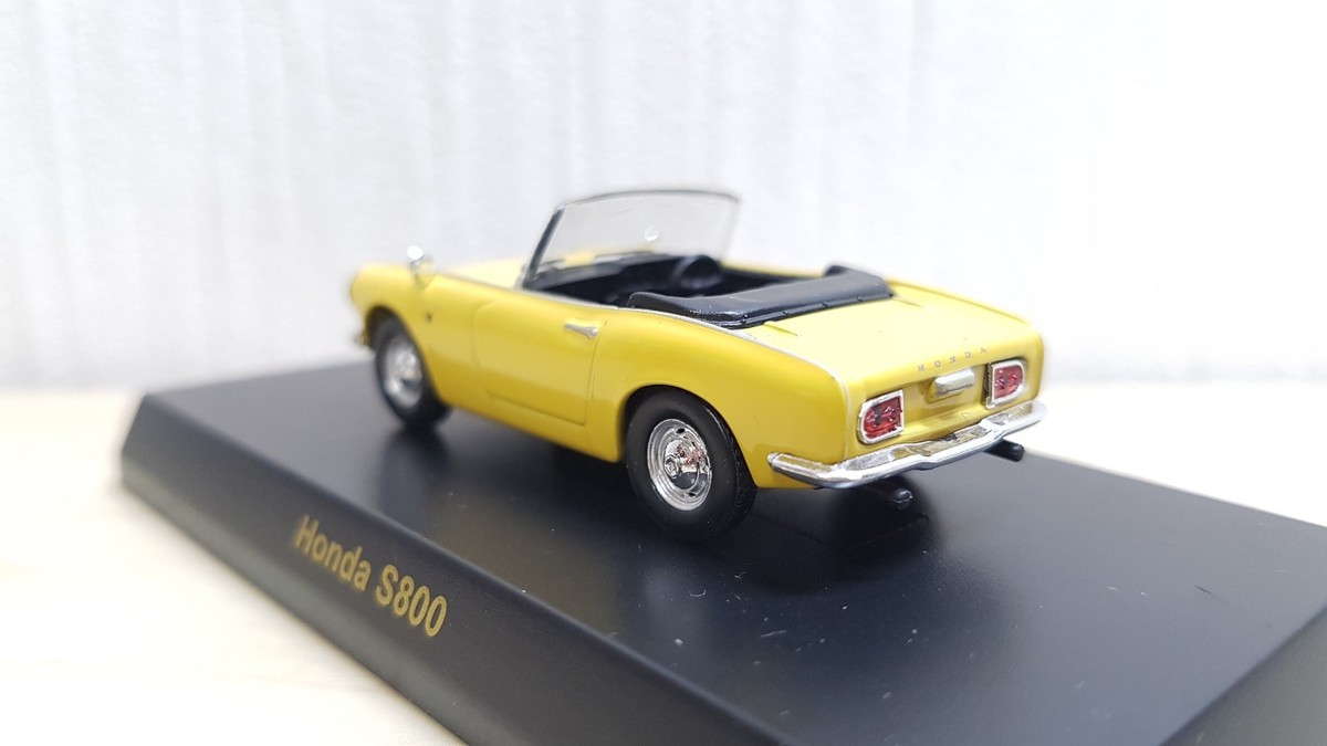 1/64 Kyosho HONDA S800 YELLOW diecast car model | eBay