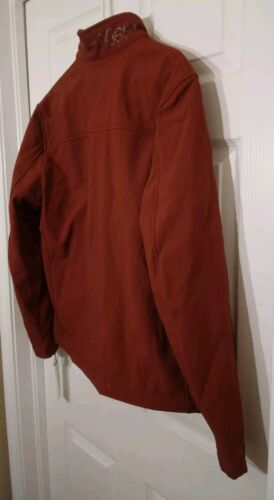 Calvin Klein Men's Soft Shell Coat Size Large Rust Water Resistant Jacket NEW - Picture 15 of 18