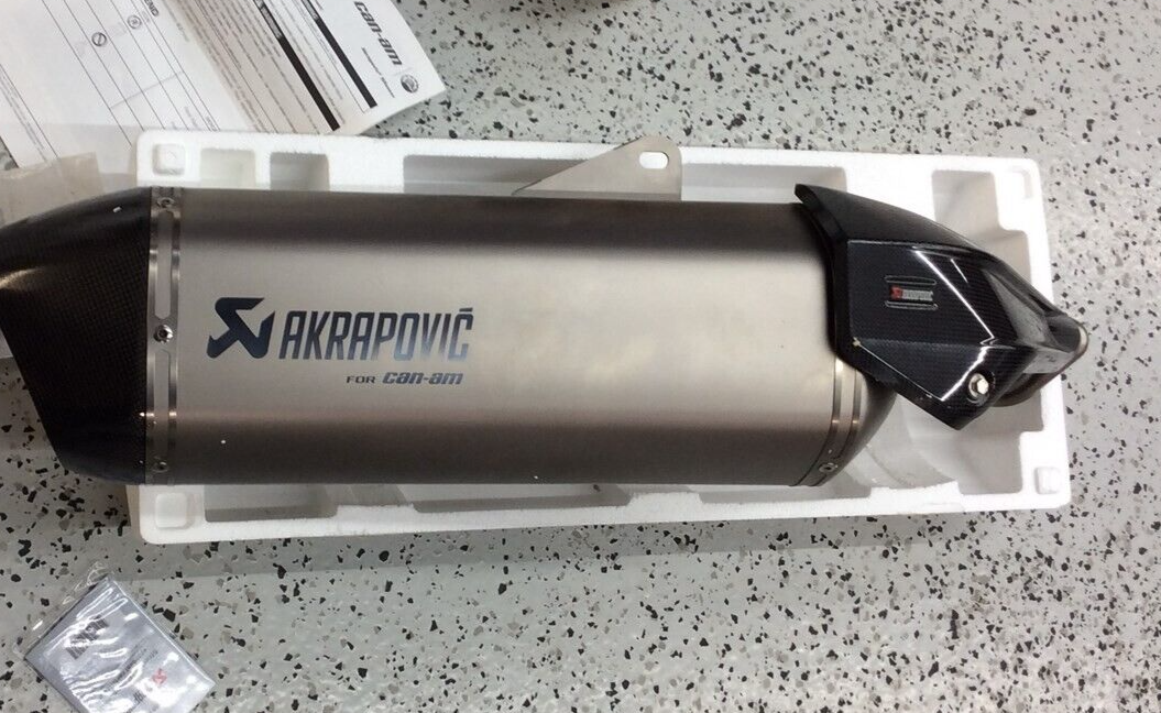 Akripovic New Sport Touring Titanium Silencer 219400443 2013