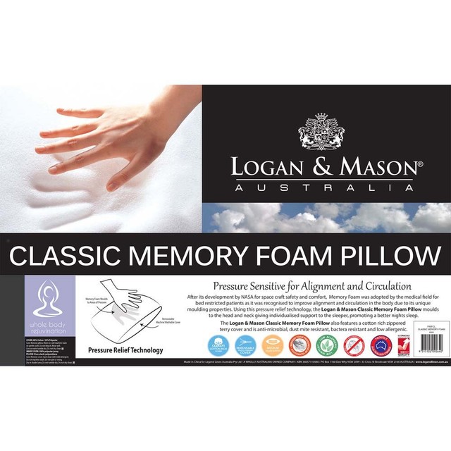 spotlight memory foam pillow