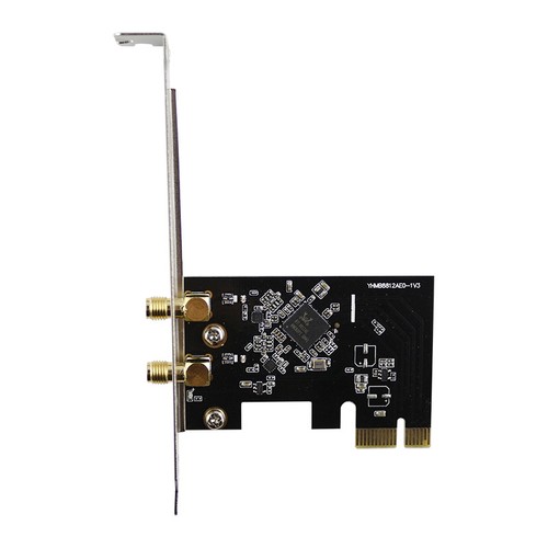 Desktop PC WiFi Adapter 1200Mbps Dual Band Wireless PCI-e Network Card RTL8821 - Picture 3 of 9