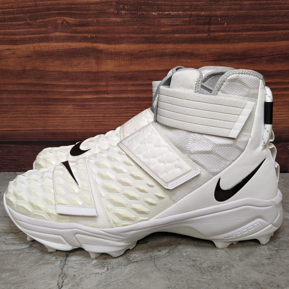 Nike Force Savage Pro 2 Shark White Black Football Cleats CK2824-100 Men\'s 13 Nike Force Savage Pro 2 Shark White Black Football Cleats  main image 2