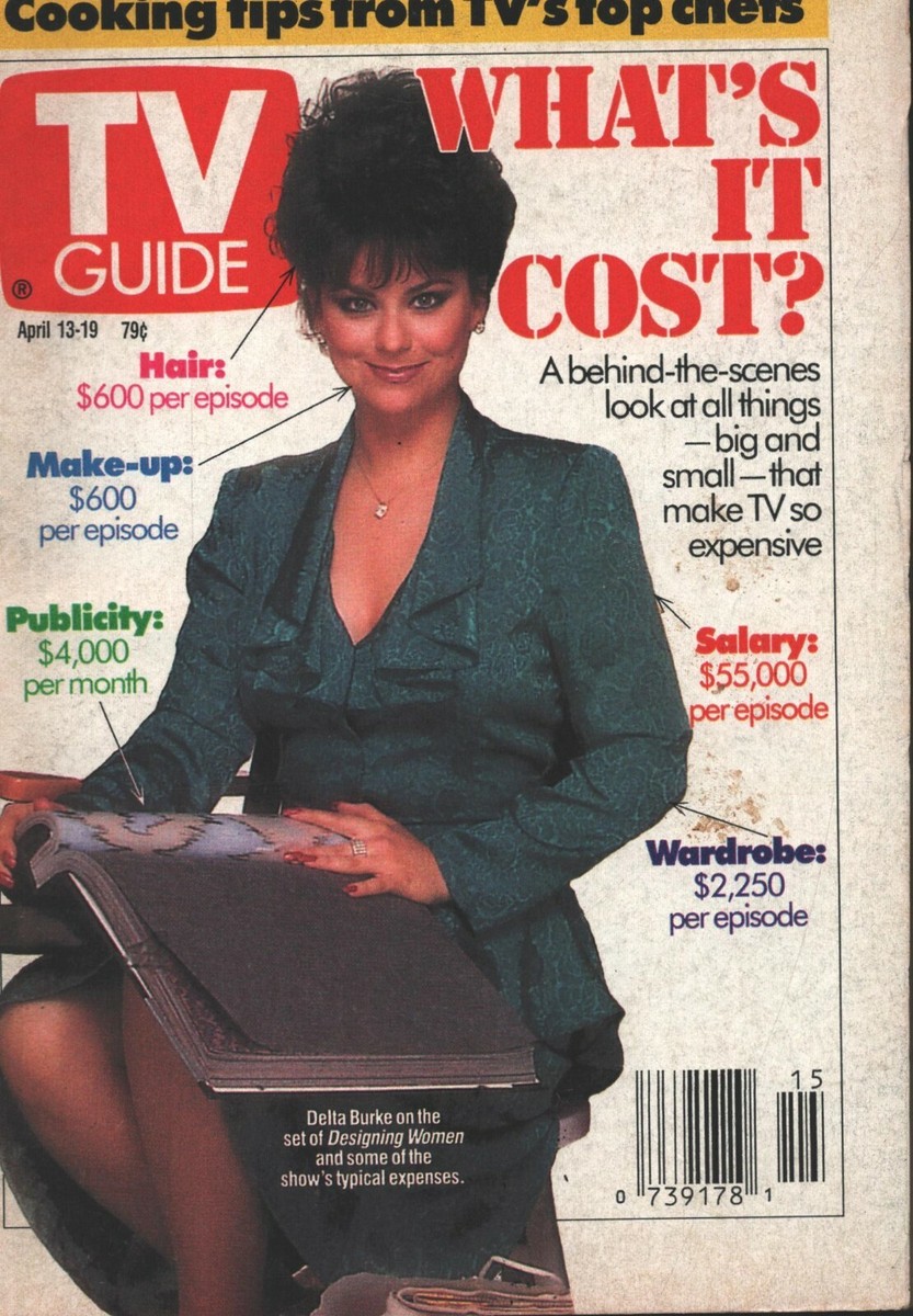 TV Guide - April 13, 1991 - Designing Women: Delta Burke - Henry