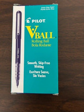 PILOT VBall Liquid Ink Rolling Ball Stick Pens, Extra Fine Point, Purple Ink 11