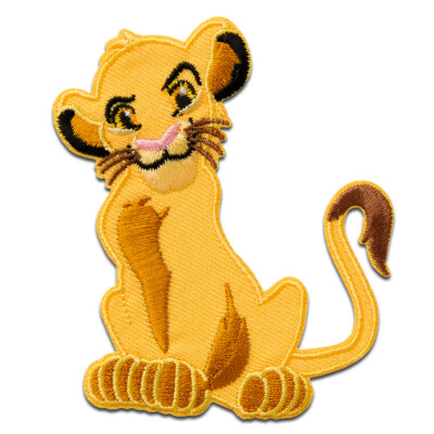 Disney   - König der Löwen Simba Tier - Aufnäher / Bügelbild / Aufbügler / Patch